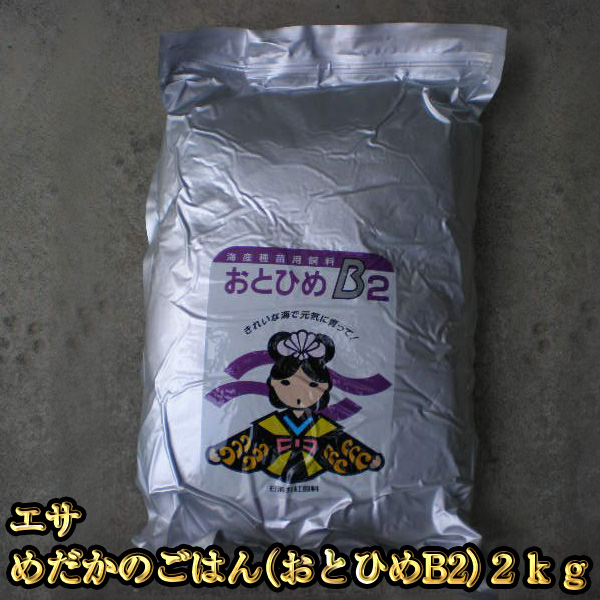 楽天市場 めだかのごはん おとひめb2 2キロ エサ めだか物語楽天市場店