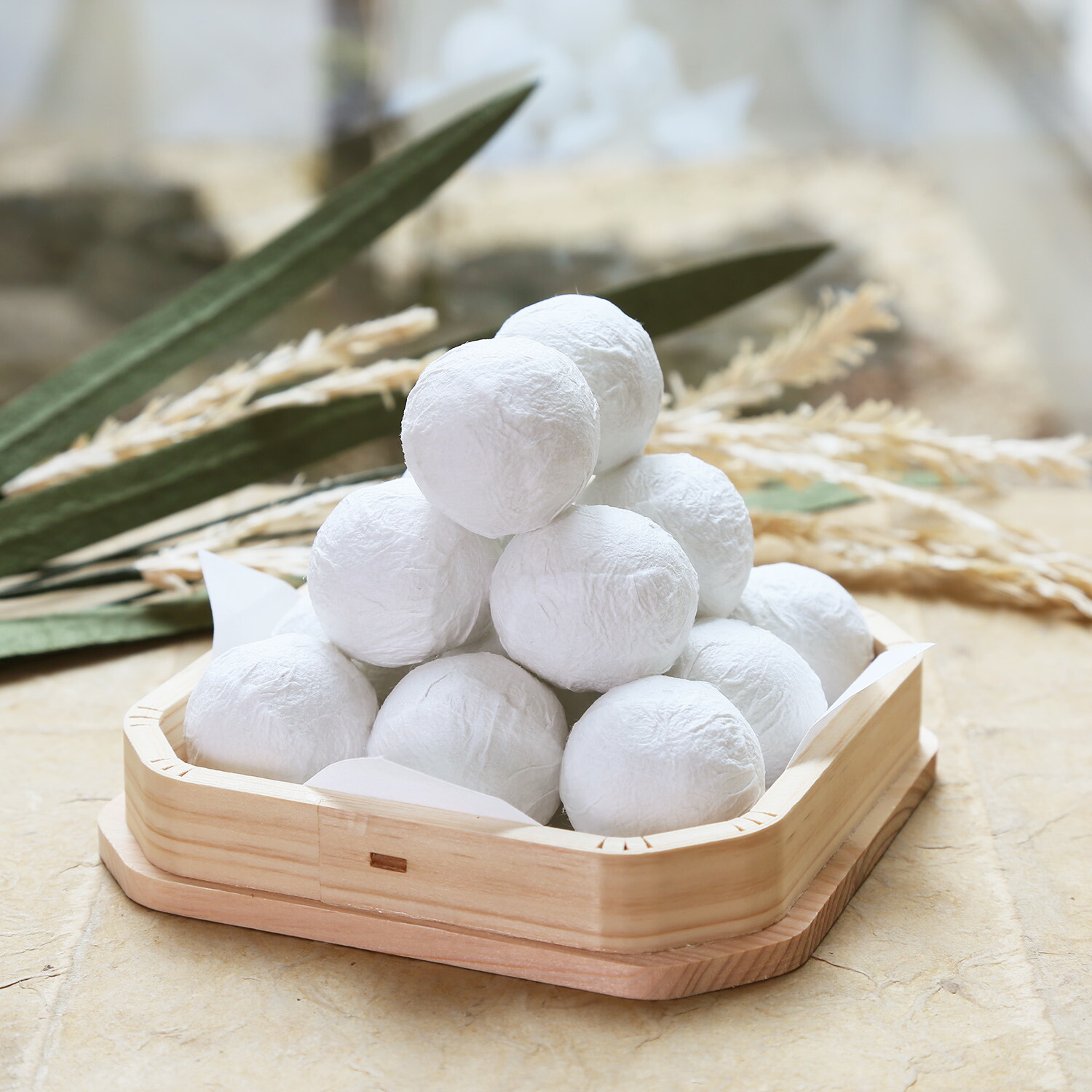 楽天市場】ちりめん飾り うさぎ お月見 団子 置物 インテリア 布細工