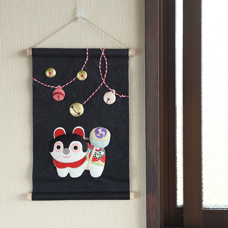 楽天市場】ちぎり絵 色紙 いぬ 犬 ジャパニーズ・チン 狆 和紙