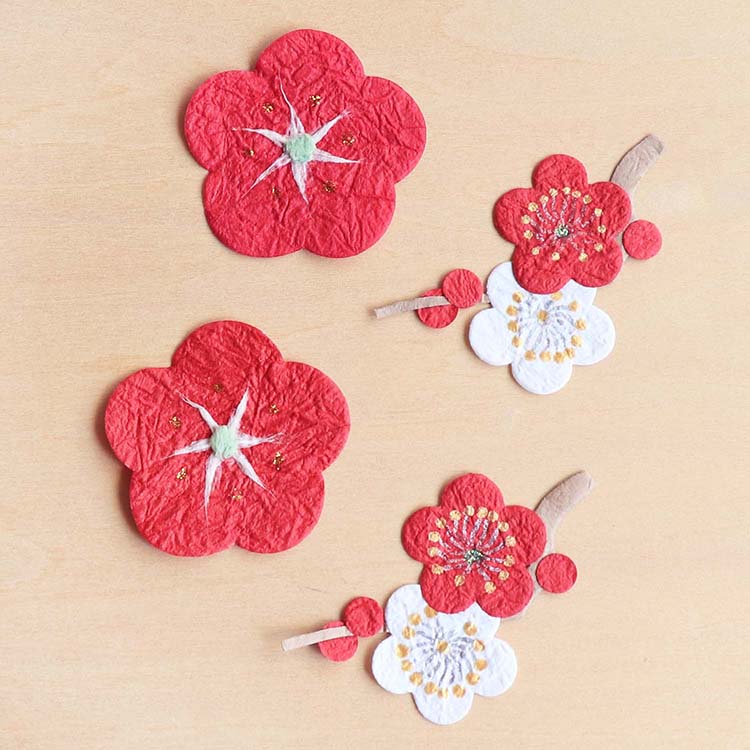 楽天市場】和紙細工 押し絵 手作り 年賀状 はがき 素材 クラフト