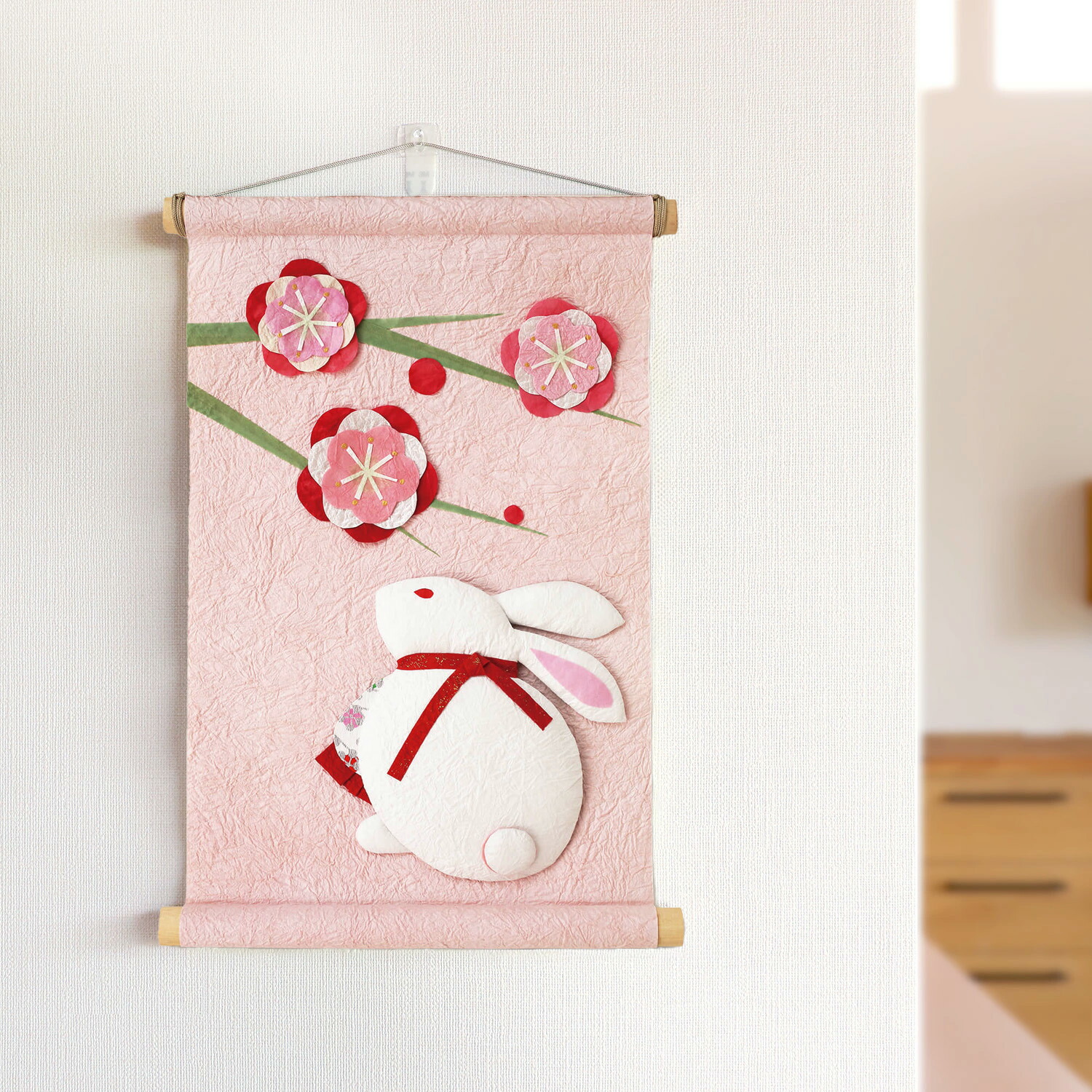 楽天市場】【1個までポスト投函可】掛け軸 ミニ タペストリー 和紙