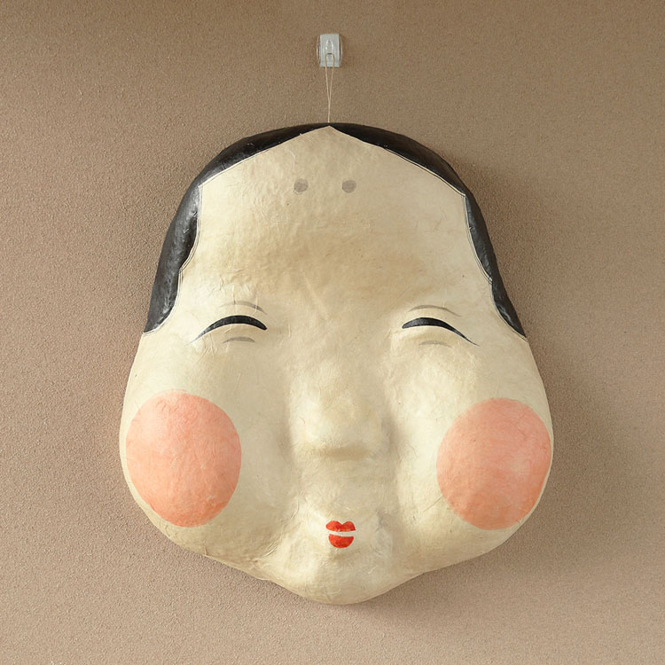 楽天市場】和紙 お面飾り 張り子 ひょっとこ日本製 正月飾り 壁飾り