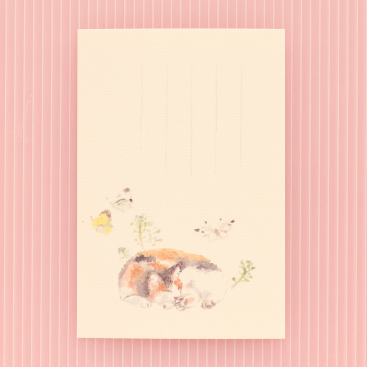 楽天市場】季節の絵はがき［春］猫とさくら : 和紙の店 めでたや 楽天市場店