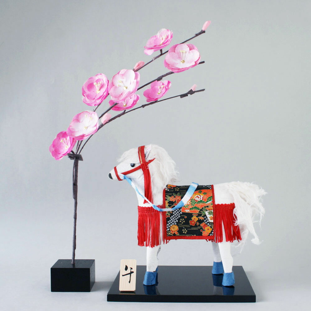 楽天市場】送料無料 平安豊久監製 穂洲作 ガラスケース入り馬飾り 8号