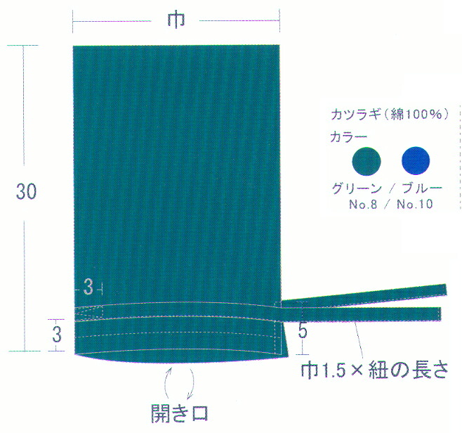 鉗子立袋B　♯22　カツラギ　20枚｜めでぃこむ屋