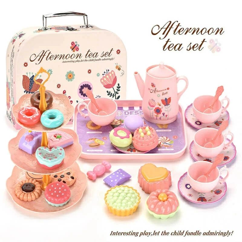 【ポイント10倍】 お飯事セット 知育玩具 おままごと ごっこ遊び 玩具 アフタヌーンティー 36PCS 親子遊び キッチントイ お鍋セット おままごとキッチンセット 調理器具セット お飯事食器セット 出産祝い 入園祝い 贈り物 クリスマス/誕生日プレゼント 女の子 男の子 ギフト
