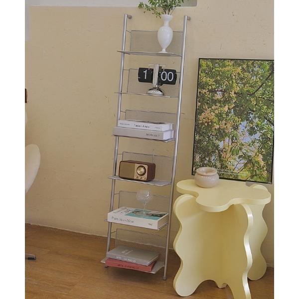 【ポイント8倍】 家具 スチールコンパクトラダーシェルフ
