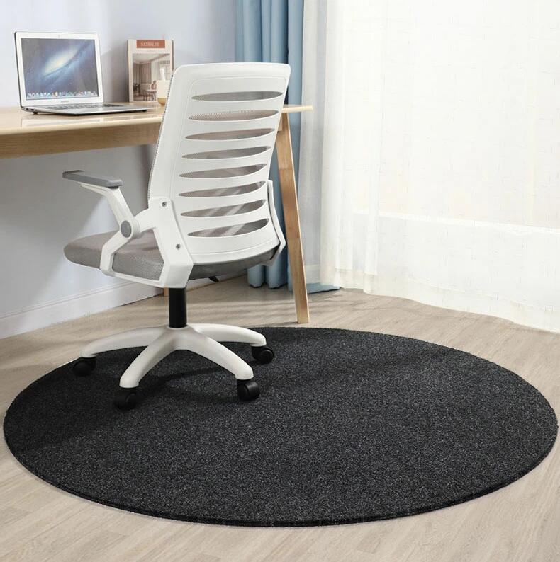 【3500円以上で６％OFF】 チェアマット 床保護マット フロアマット オフィス 自宅 デスク 円形 直径100CM 抗菌 防カビ 傷防止 床暖房対応 騒音対策 拭き取り可能 ゲーミングチェアマット 滑り止め 防音性 フローリング保護マット