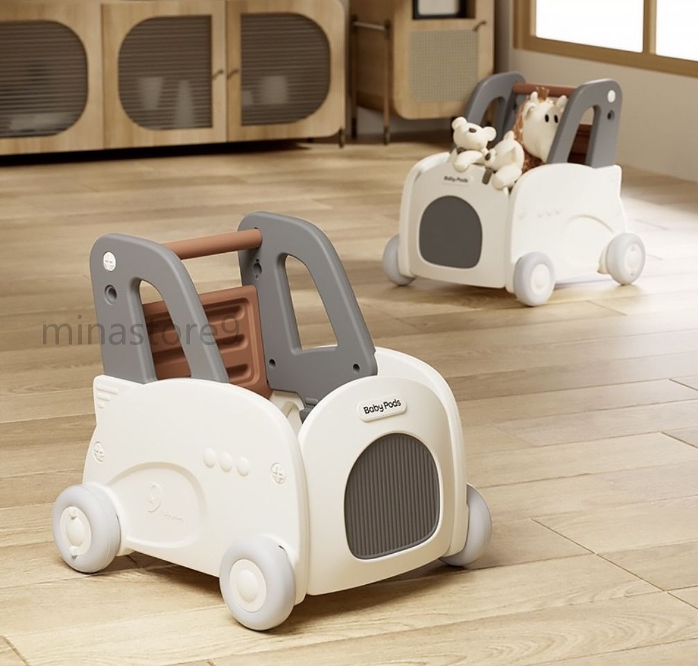 【クーポン+ポイント10倍】 もちゃ箱 ボックス 手押し車 赤ちゃん キッズワゴン ベビーウォーカー ワゴントイ おもちゃ収納 つかまり立ち 知育玩具 歩行練習