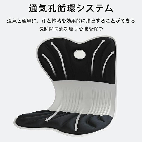 【ポイント8倍】 姿勢サポートチェア 姿勢矯正 椅子【2024最新昇級 座椅子】猫背を防ぐ 防止 腰が疲れる 高反発メモリー綿 腰当て クッション 骨盤サポート 椅子や床に置いて座るだけ