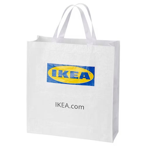 【現品限り一斉値下げ！】 81%OFF IKEA イケア KLAMBY クラムビー キャリーバッグ ホワイト ショッピングバッグ エコバッグ ポイント消化 30532587 modultech.pl modultech.pl