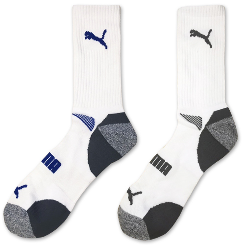 mens white puma socks