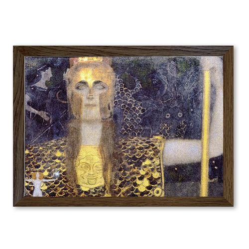 グスタフ・クリムト、ヌーダ・ヴェリタス、希少画集画、新品額装付