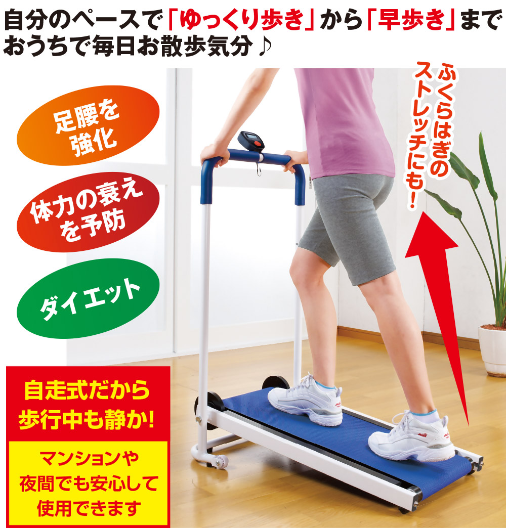 コンパクト自走式ウォーカー「お散歩ロード」【はぴねすくらぶテレビ 