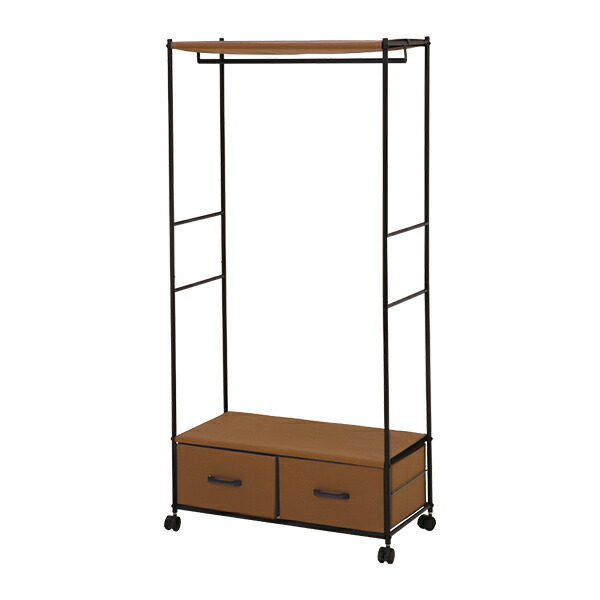 BOX付ハンガーラック＜幅75cm＞｜はぴねすくらぶ 支店