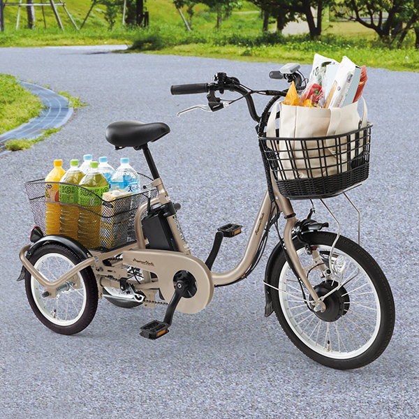 【送料込み】ヤマハ PAS ワゴン 電動アシスト三輪自転車 新品バッテリー付 電動三輪自転車】PAS ワゴン(パス ワゴン) 高齢者/シニアにも