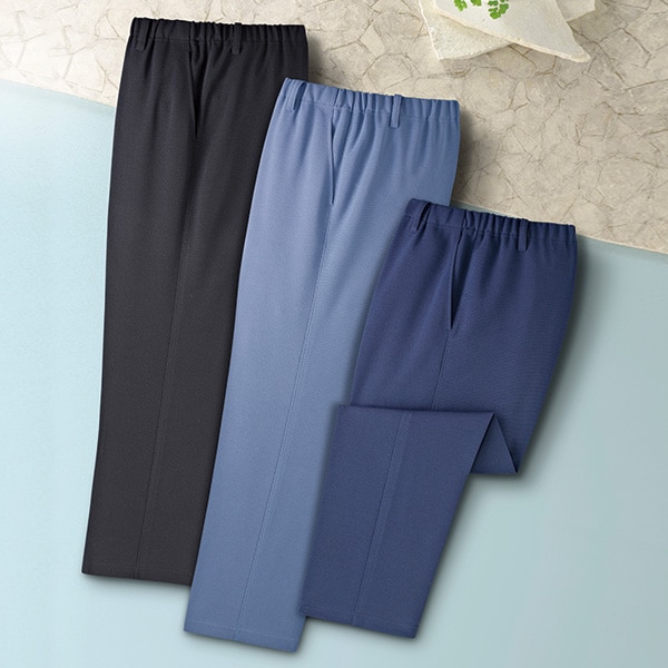 日本製エアロタッシェ涼やかパンツ3色組＜股下60cm 股下64cm 股下68cm｜M L LL 3L＞｜はぴねすくらぶ 支店