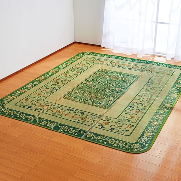 国産 たためるい草ラグ<裏貼りあり 裏貼りなし|2帖用 200×200cm 3帖用 200×250cm 長4帖用 200×300cm 4.5帖用 250×250cm 6帖用 250×350cm>|はぴねすくらぶ 支店
