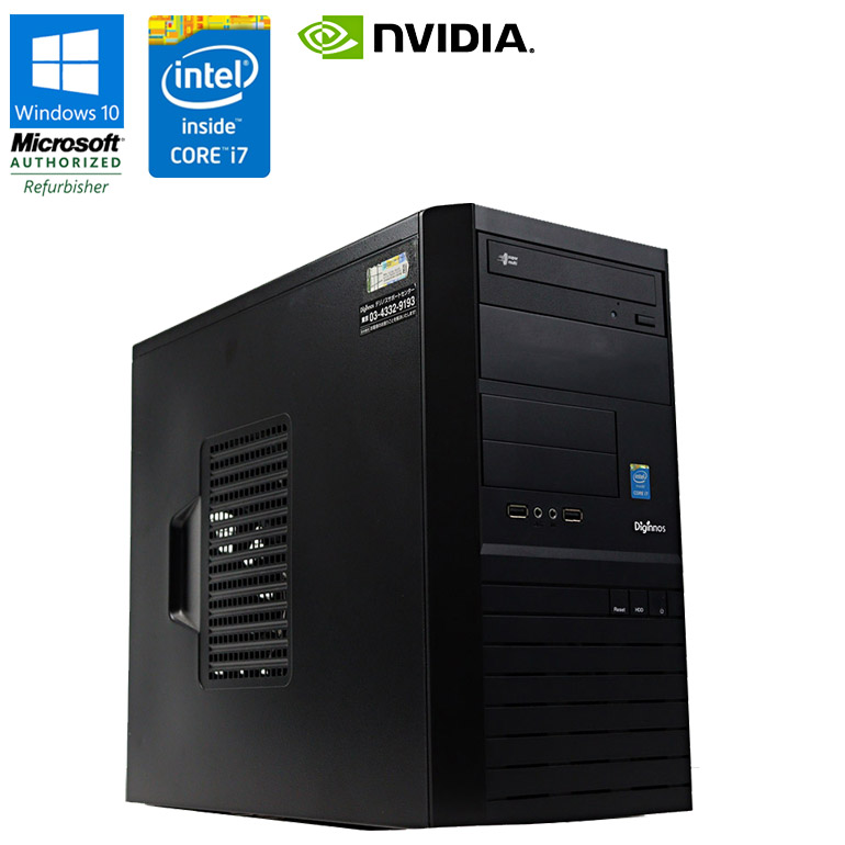 中古 制約1楼閣 ゲーミング Pc ドスパラ Diginnos Windows10 Core I7 4770 3 40ghz 物覚え16gb Ssd480gb Hdd2tb Dvdマルチ運転 Nvidia Geforce Gtx960 初頭築き上げる済 新品超速ssd乗せる 書案随一マイクロコンピュータ 中古pc I Surgical Com