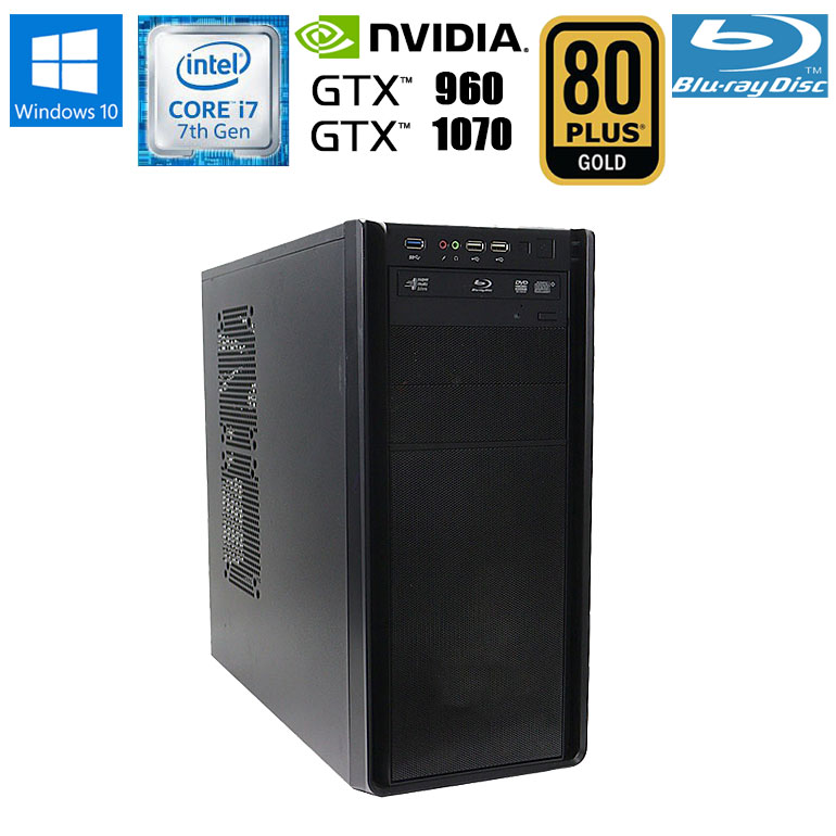 楽天市場】値下げ！あす楽 【中古】自作 ゲーミングPC Windows10 Core