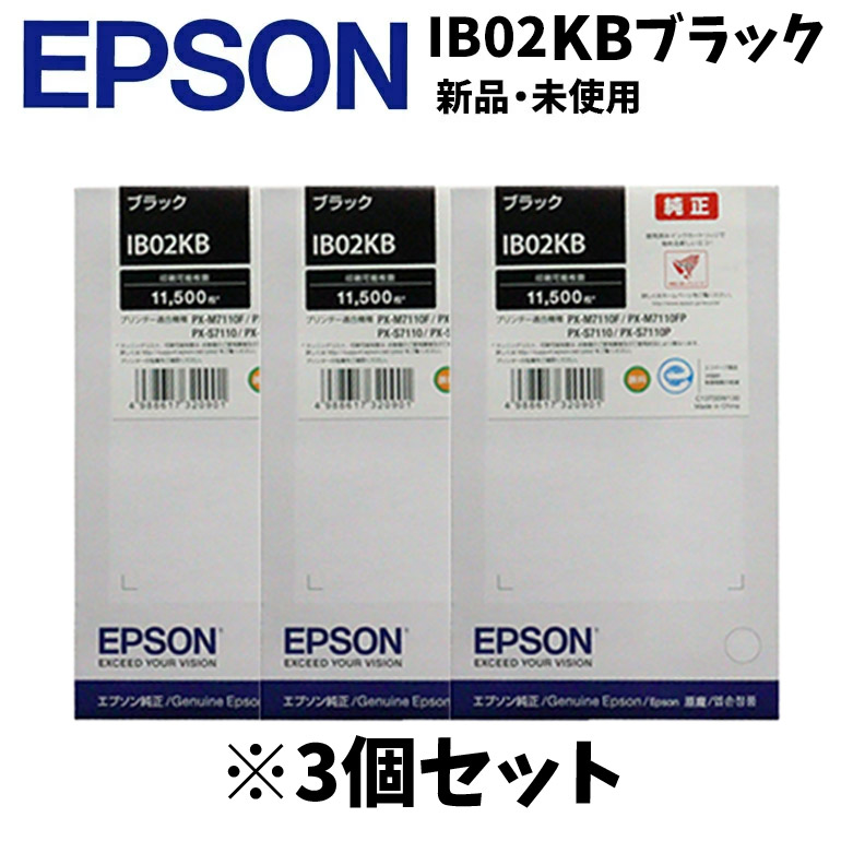 楽天市場】当日出荷 EPSON エプソン IB02KB ブラック インク  