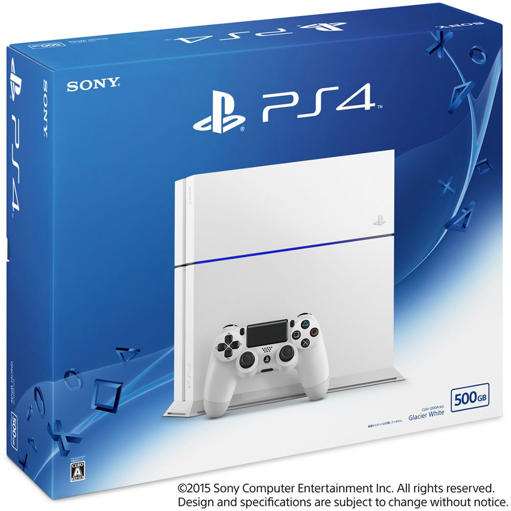 PlayStation®4 グレイシャー・ホワイト 500GB CUH-110…+secpp.com.br