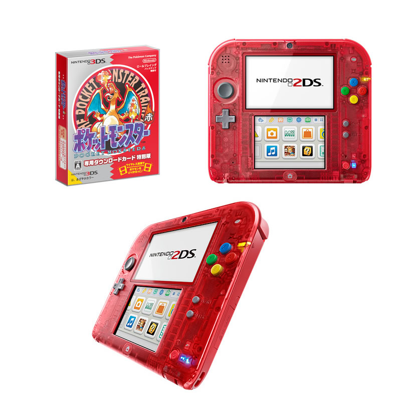 楽天市場 中古 本体 3ds ニンテンドー2ds クリアレッド ポケットモンスター 赤 限定パック Ftr S Rbdk メディアワールド 販売 買取shop