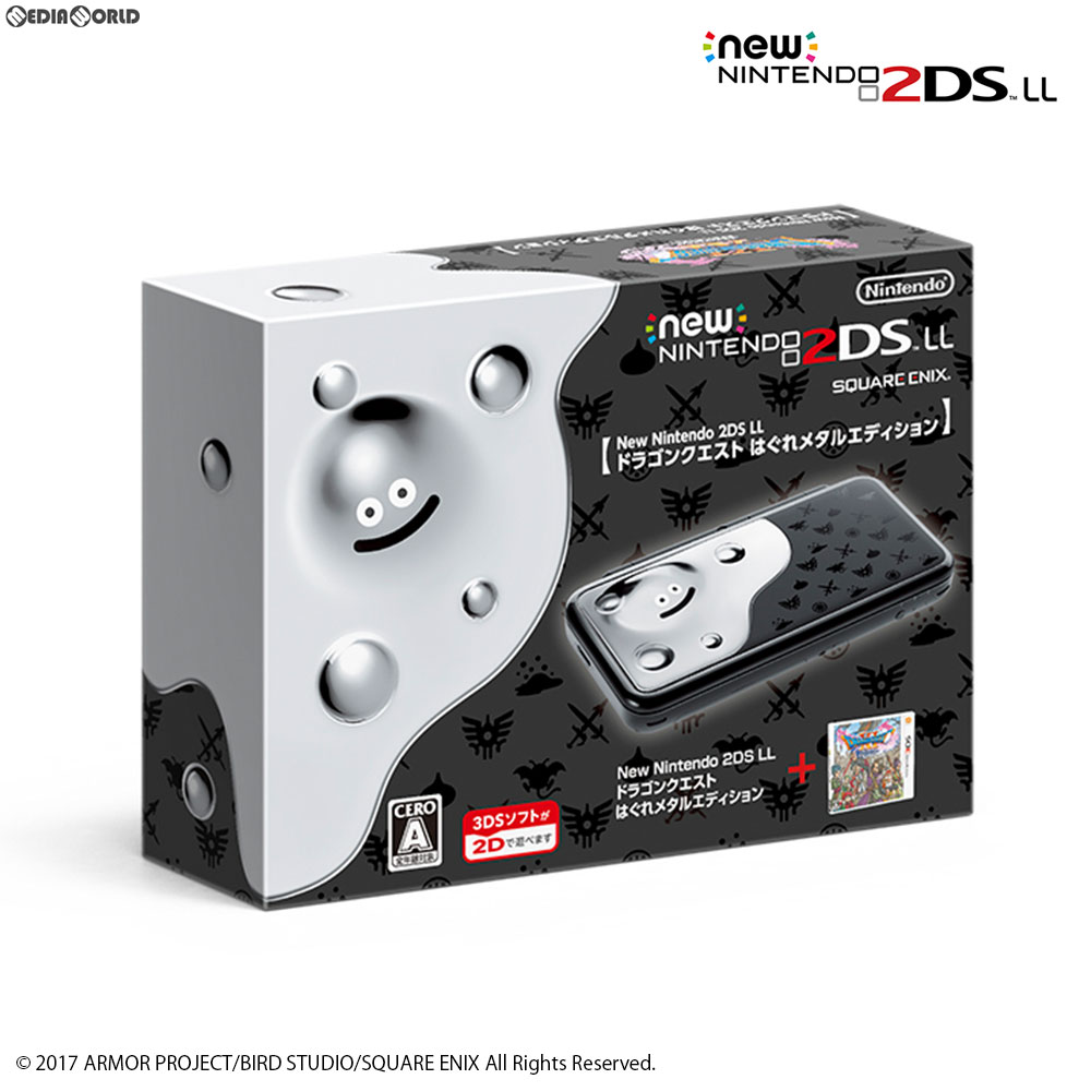 【中古】[3DS] (本体)Newニンテンドー2DS LL ドラゴンクエスト はぐれメタルエディション(JAN-S-KBCA) 任天堂 (20170729)