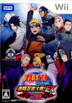 【中古】【表紙説明書なし】[Wii] NARUTO-ナルト- 疾風伝 激闘忍者大戦!EX3 タカラトミー (20081127)画像