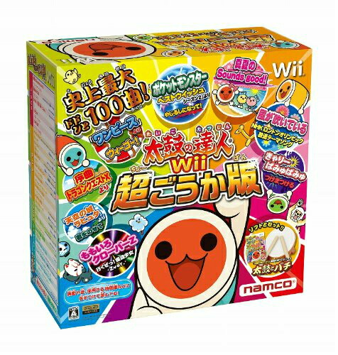 楽天市場】Wii タタコン太鼓とバチ＋太鼓の達人Wiiソフト ソフト