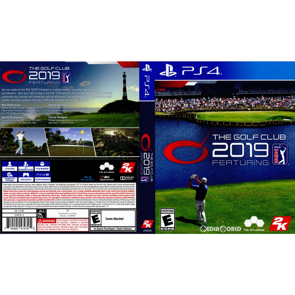 楽天市場 中古 Ps4 The Golf Club 19 ザゴルフクラブ19 Featuring Pga Tour 北米版 メディアワールド 販売 買取shop