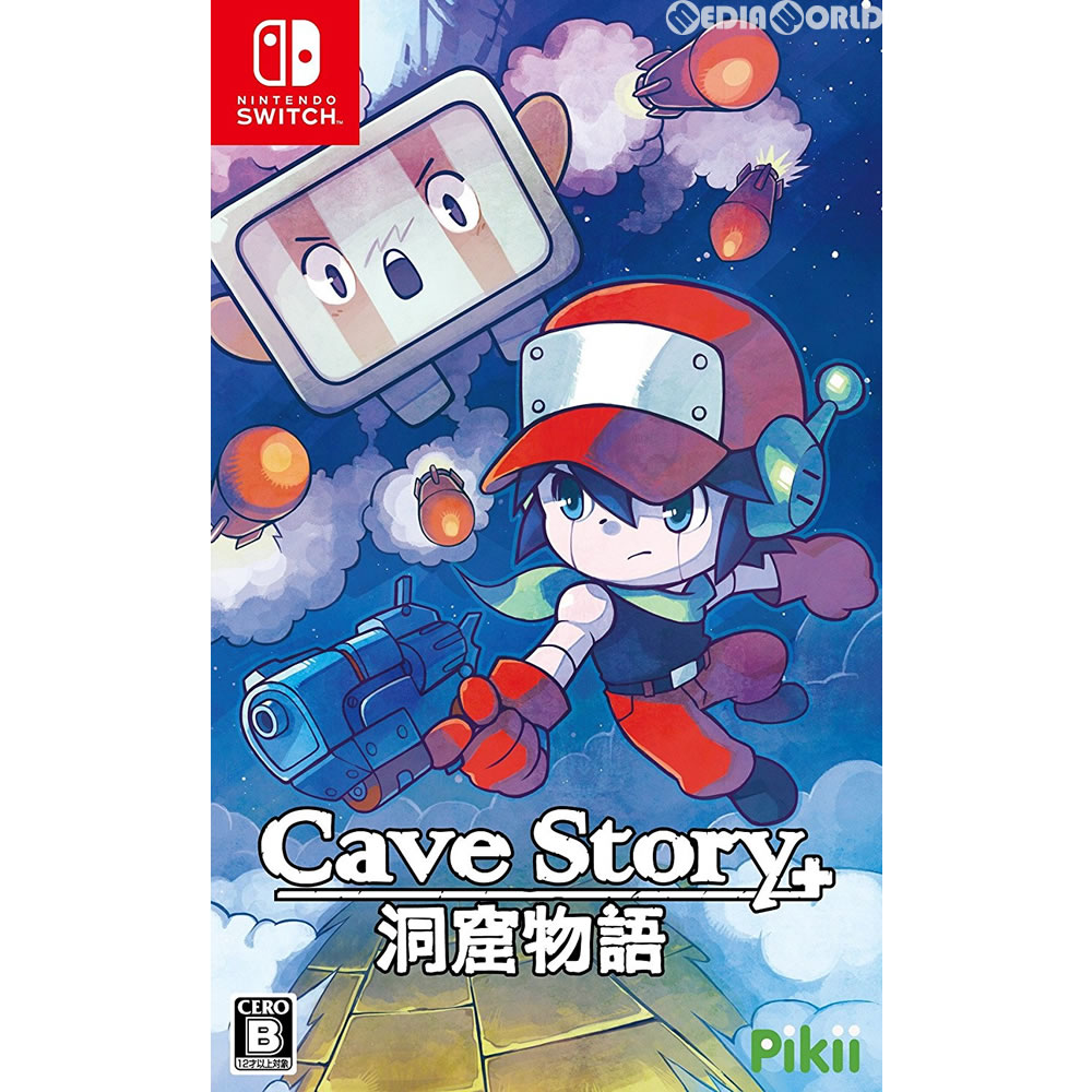 [switch]初次優惠在的(全綵色說明書&人物吊帶)cave story (cave故事