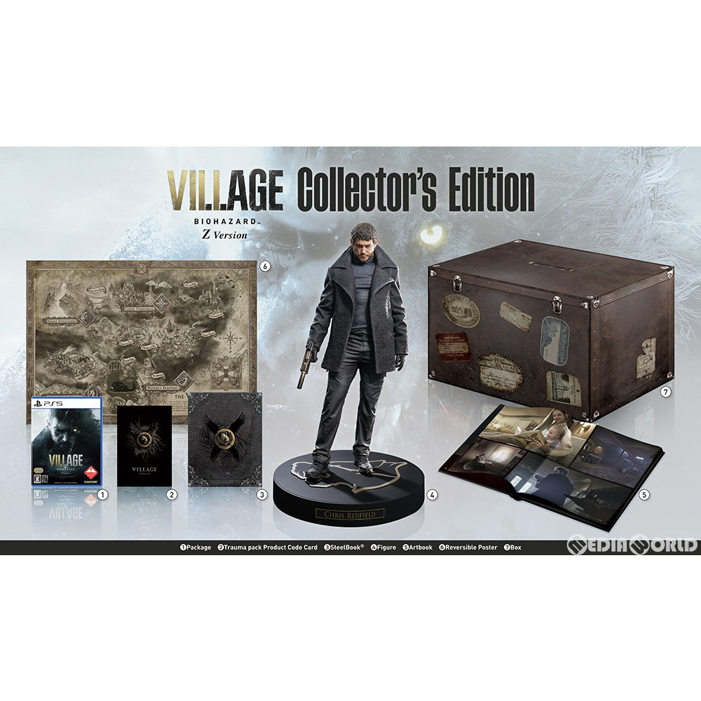 中古 Ps5 Biohazard Village Z Version Collector S Edition バイオハザード ヴィレッジ Zバージョン コレクターズエディション 限定版 Mozago Com