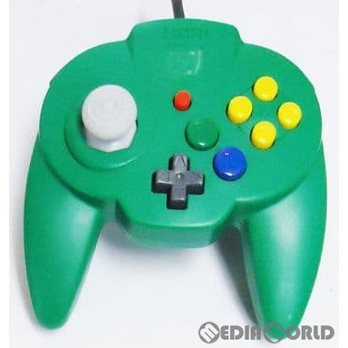 中古 Acc N64 ニンテンドウ64役割り ホリパッドミニ64 パッティンググリーン 任天堂宇免許状品物 Hori Hn6 12 Arsn Sn