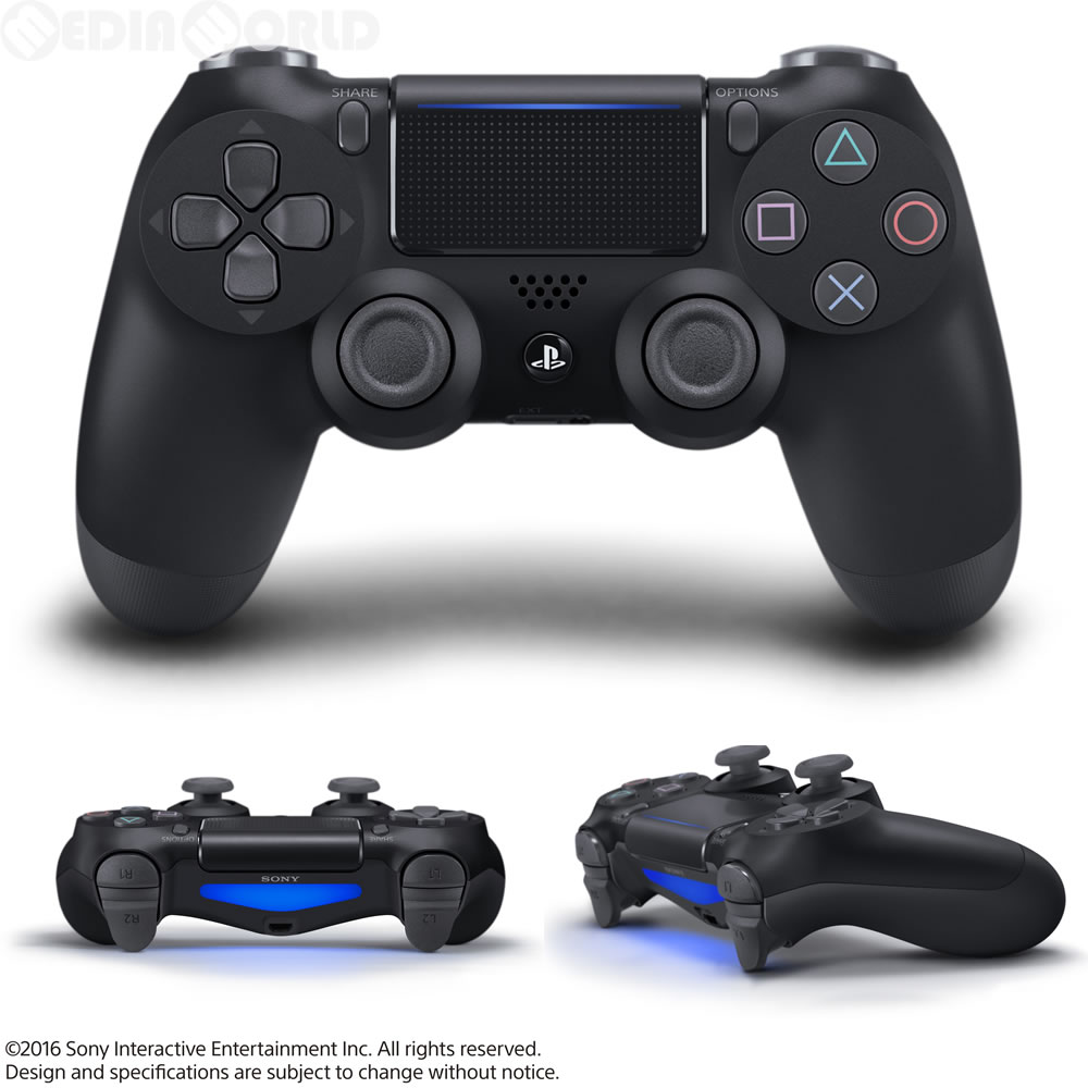 楽天市場】【新品即納】[ACC][PS4]ワイヤレスコントローラー デュアルショック4(DUALSHOCK4) ジェット・ブラック SIE(CUH -ZCT2J)(20160915) : メディアワールド 販売＆買取SHOP