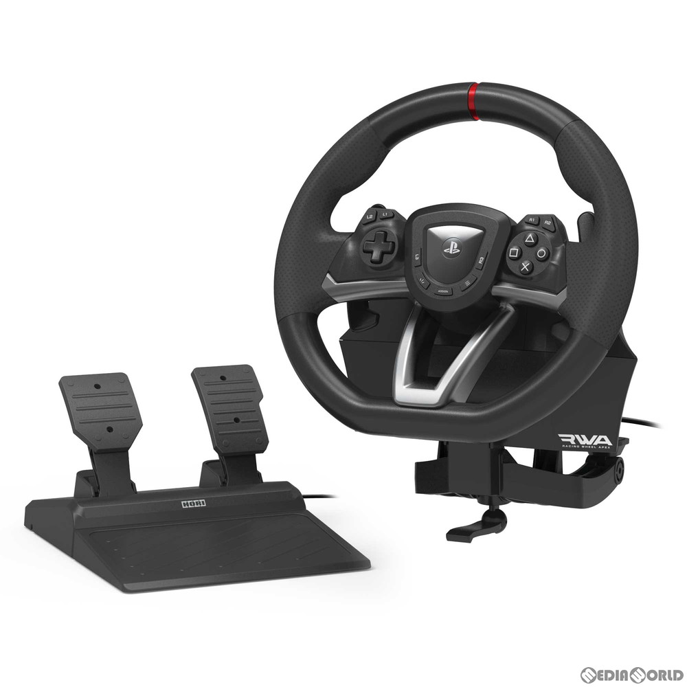 【新品】【お取り寄せ】[ACC][PS5]Racing Wheel Apex(レーシングホイールエイペックス) for PlayStation5/PlayStation4/PC HORI(SPF-004)(20220210)｜メディアワールド 販売＆買取SHOP