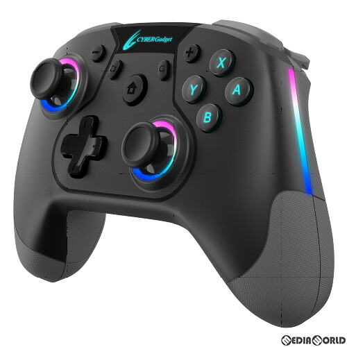 【新品】【お取り寄せ】[ACC][Switch] CYBER・ゲーミングコントローラー HG 無線タイプ(SWITCH用)(スイッチ用) ブラック サイバーガジェット(CY-NSOGCWL-BK)(20221010)