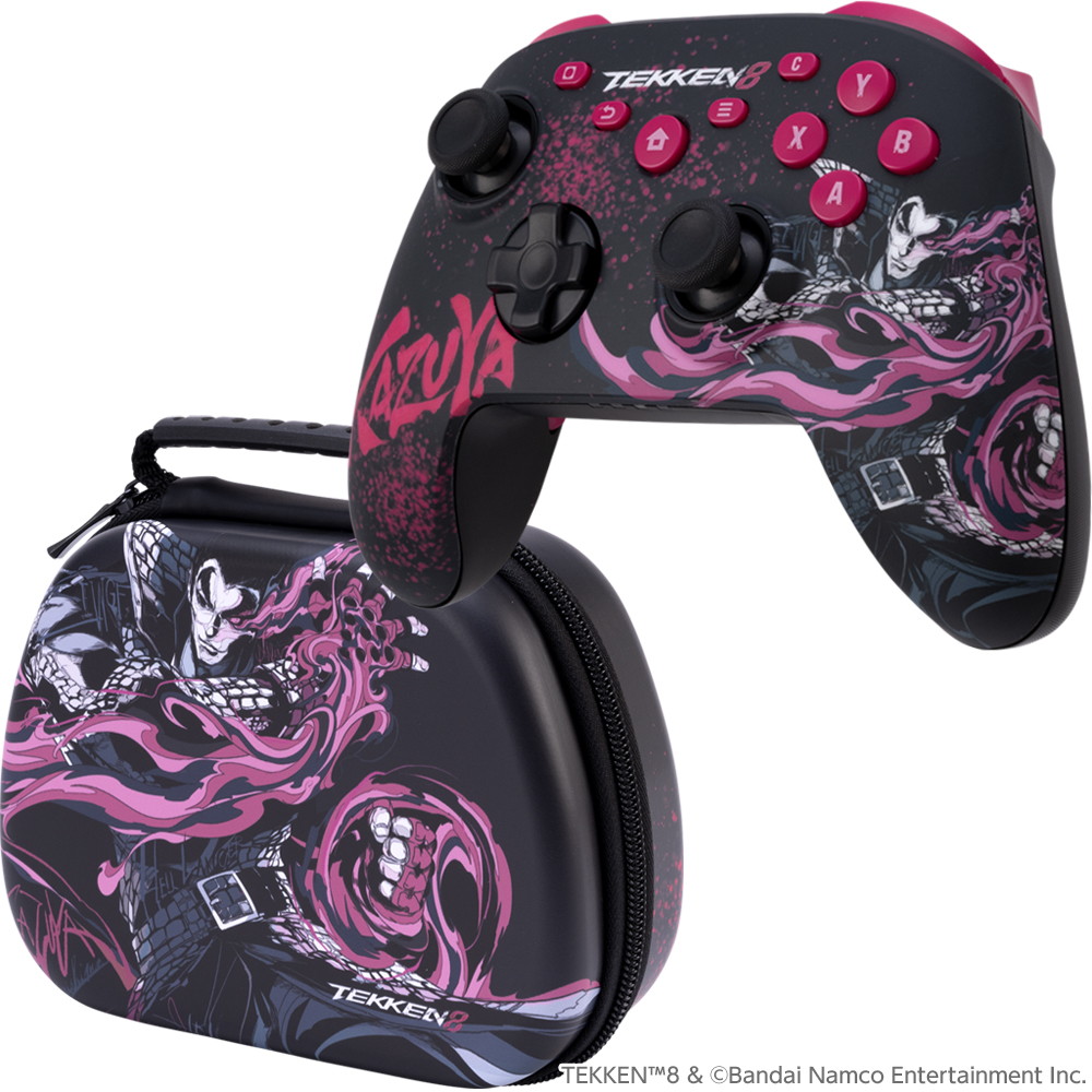 【新品】【お取り寄せ】[ACC][Switch] TEKKEN 8(鉄拳8) ゲーミングコントローラーPROセット KAZUYA(一八/カズヤ) タイプツー(T2-TK8GCWL-KZ)(20250131)