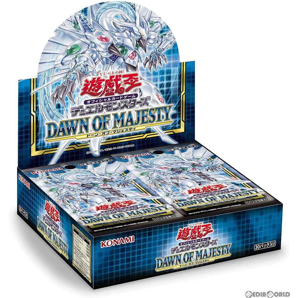 楽天市場 予約前日発送 Box Tcg 初回特典付 1ボーナスパック 遊戯王ocg デュエルモンスターズ Dawn Of Majesty ドーン オブ マジェスティ Cg1725 30パック メディアワールド 販売 買取shop