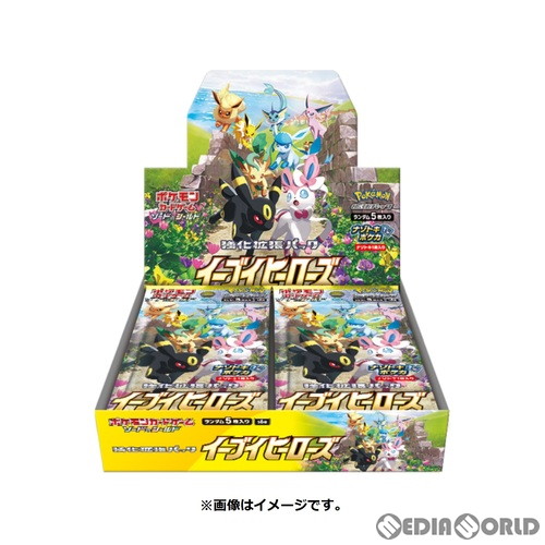 楽天市場 予約前日発送 Box Tcg ポケモンカードゲーム ソード シールド 強化拡張パック イーブイヒーローズ 30パック メディアワールド 販売 買取shop