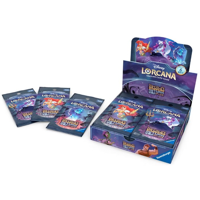【新品】【お取り寄せ】[TCG] (BOX) ディズニー・ロルカナ・TCG 日本語版 ブースターパック 逆襲のアースラ タカラトミー(16パック)(20250712)