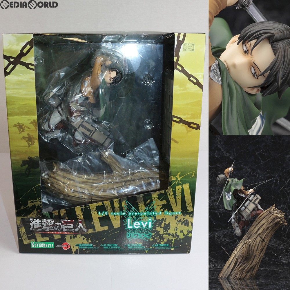 中古 未開封 Fig Artfx J リヴァイ 進撃の巨人 1 8 完成品 フィギュア Pp559 コトブキヤ Mozago Com
