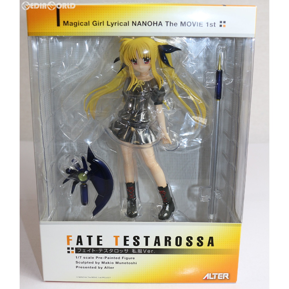 楽天市場 中古 箱難あり Fig フェイト テスタロッサ Fate Testarossa 私服ver 魔法少女リリカルなのは The Movie 1st 1 7 完成品 フィギュア アルター メディアワールド 販売 買取shop