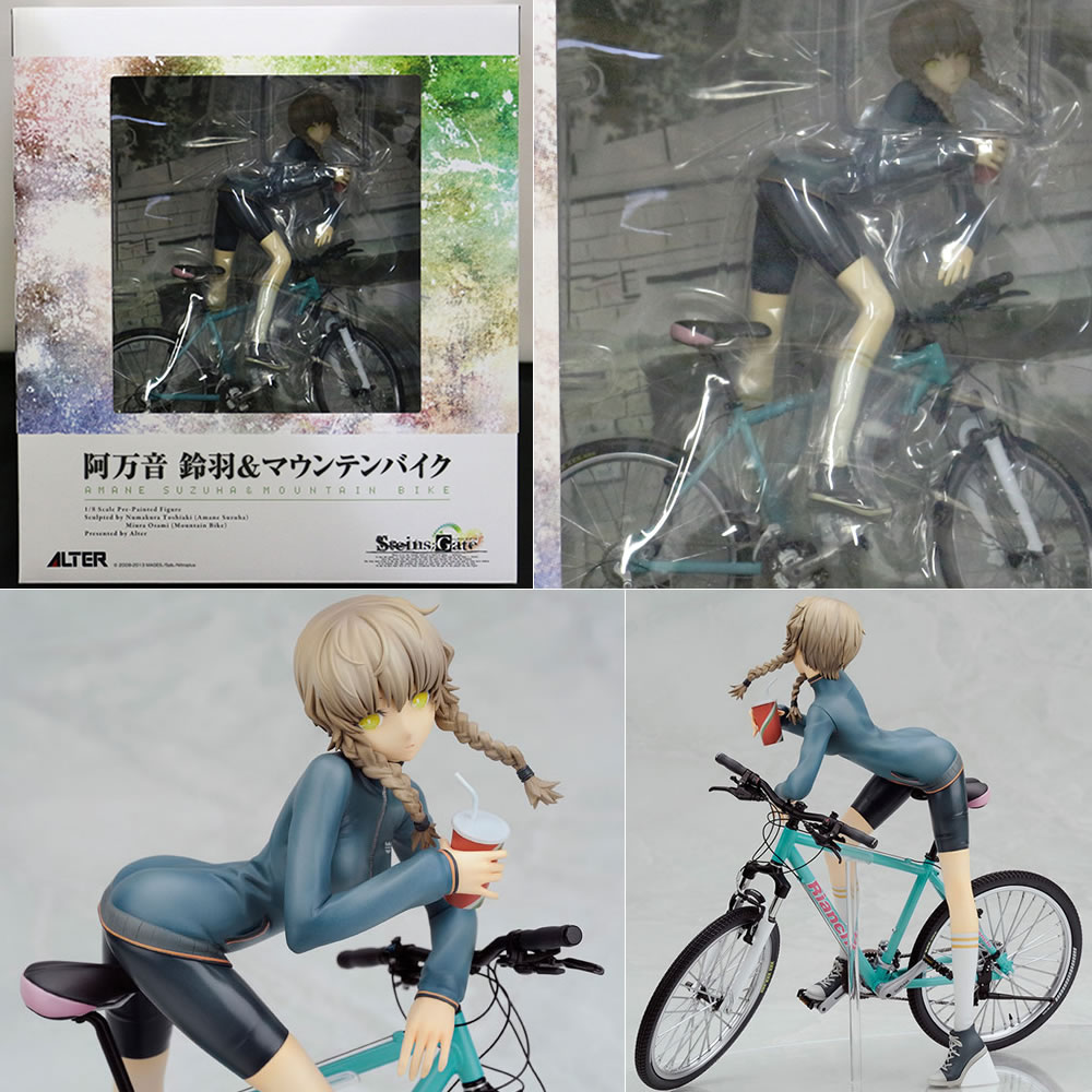 楽天市場 中古 未開封 Fig 阿万音鈴羽 マウンテンバイク あまねすずは Mountain Bike Steins Gate シュタインズゲート 1 8 完成品 フィギュア アルター メディアワールド 販売 買取shop