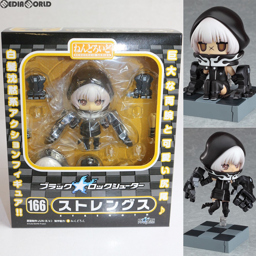 楽天市場 中古 未開封 Fig ねんどろいど 166 ストレングス ブラック ロックシューター 完成品 可動フィギュア グッドスマイルカンパニー メディアワールド 販売 買取shop