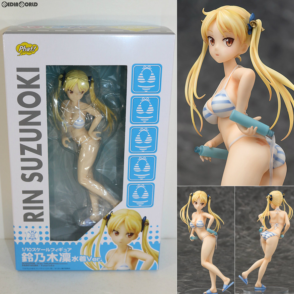 楽天市場 新品即納 Fig 鈴乃木凜 すずのきりん 水着ver ばくおん 1 10 完成品 フィギュア Phat ファット カンパニー メディアワールド 販売 買取shop