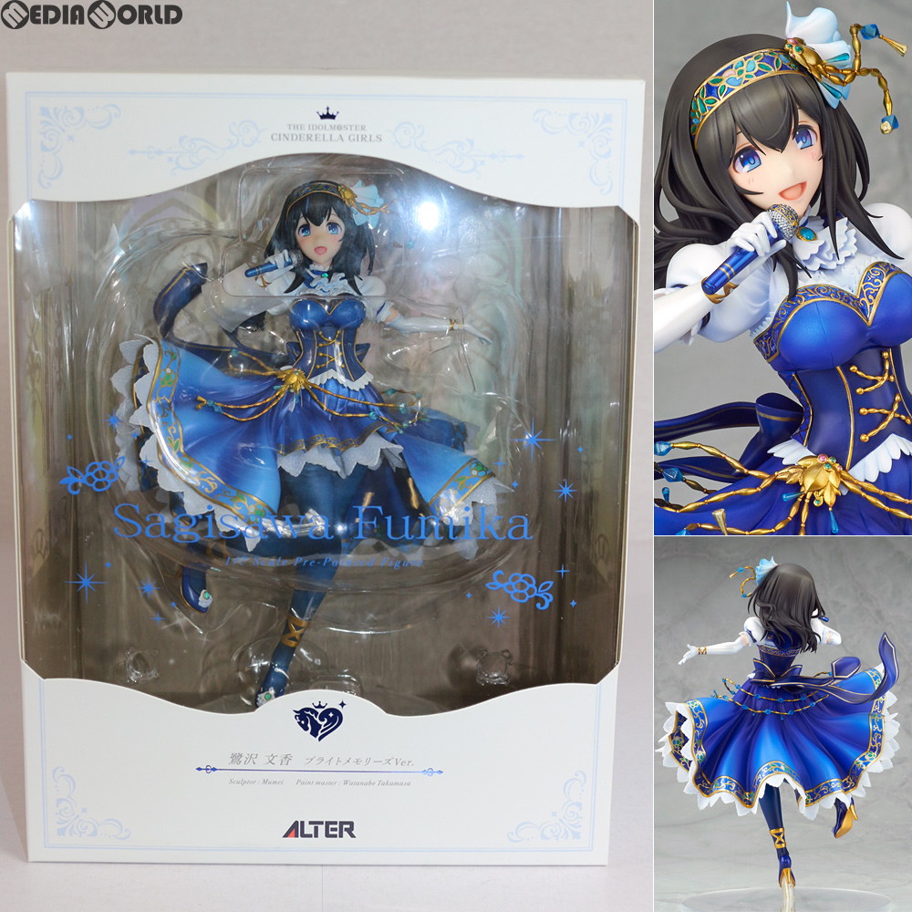 中古 Fig 鷺沢文香 さぎさわふみか ブライトメモリーズver アイドルマスター シンデレラガールズ 1 7 完成品 フィギュア アルター Mozago Com