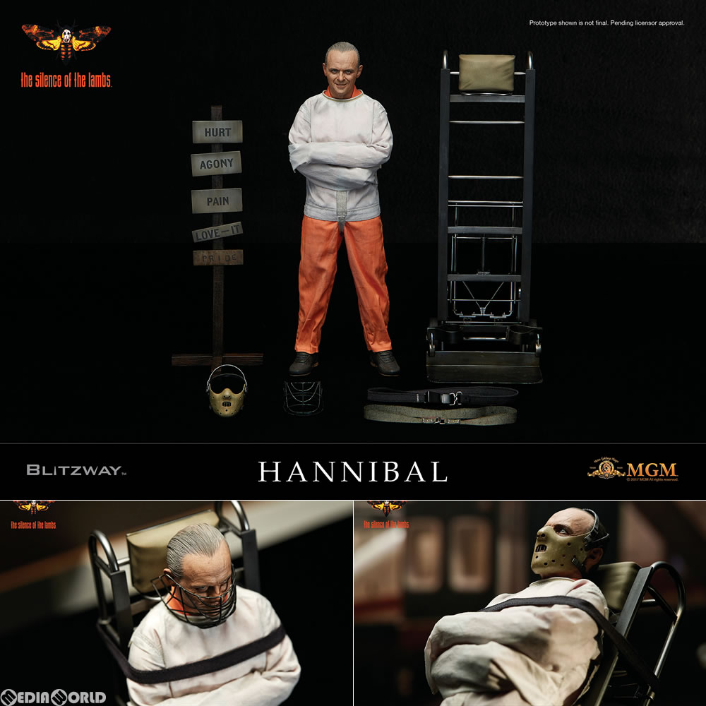 1//6 Custom Head Anthony Hopkins as Hannibal Lecter from Silence of the Lambs