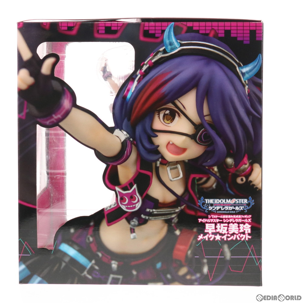 中古 Fig 早坂美玲 はやさかみれい メイク インパクト アイドルマスターシンデレラガールズ 1 7 完成品 フィギュア キャラアニ トイズワークス Mozago Com