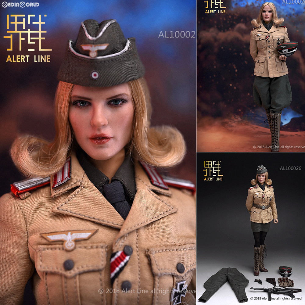 Afrika Korps Female Officer Figure 1//6 Alert Line Boxed figure AL100026